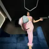 Giantess in pink lingerie — VagueCheville0