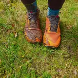 Muddy hiking boots — ClairFoulée3